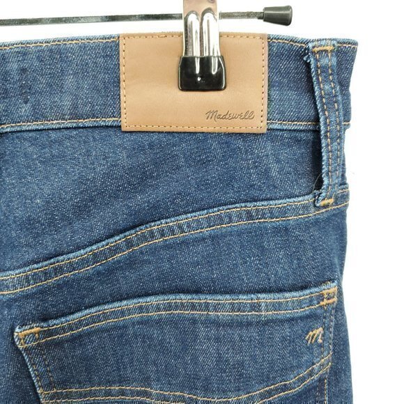 Madewell 10" High-Rise Skinny Crop Jeans 28 Macarthur Wash: Exposed Zip Edition - Picture 14 of 16